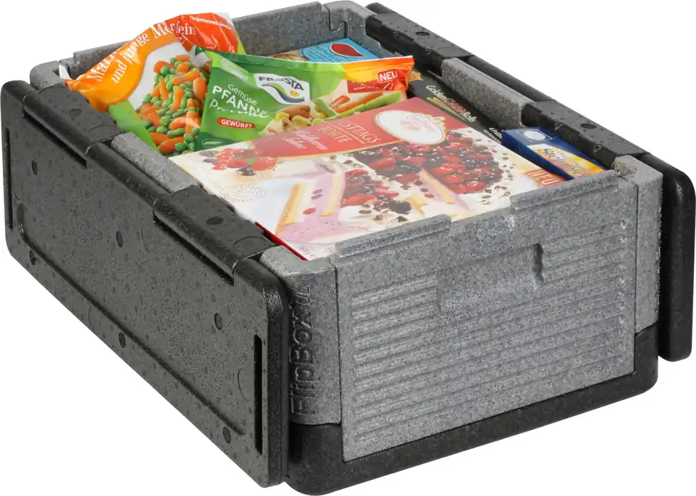 Zertifiziert Overath Flip Box Premium faltbare Isolierbox 25 Liter