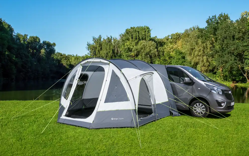 Berger Traveller Freistehendes Busvorzelt, Anbauhöhe 180 - 220 cm Sonderangebot