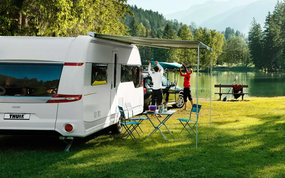 Neu Thule Omnistor 6200 weiß, Dachmarkise