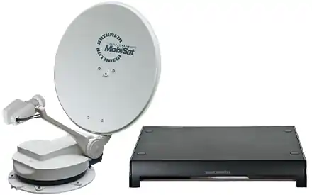 Nur Heute Kathrein CAP 750 GPS Vollautomatische Sat-Antenne mit GPS inkl. Steuergerät Twin LNB