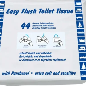 Yachticon Easy Flush Feuchte Toilettentücher (44 Tücher) Meistverkauft