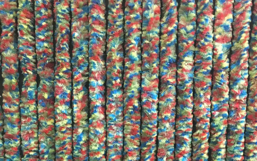Letzte Chance Chenille Flauschvorhang bunt