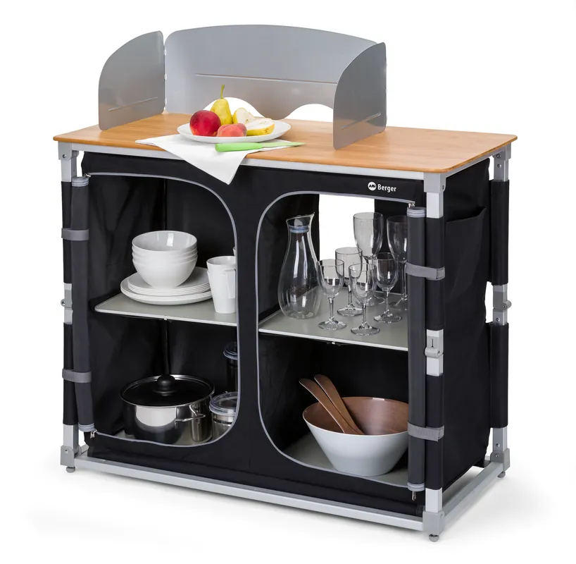 Berger Küchenbox / Campingschrank Deluxe Finale Aktion