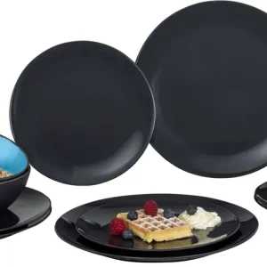 Gimex Grey-Line Melamin Geschirr-Set 12-tlg. Markenware