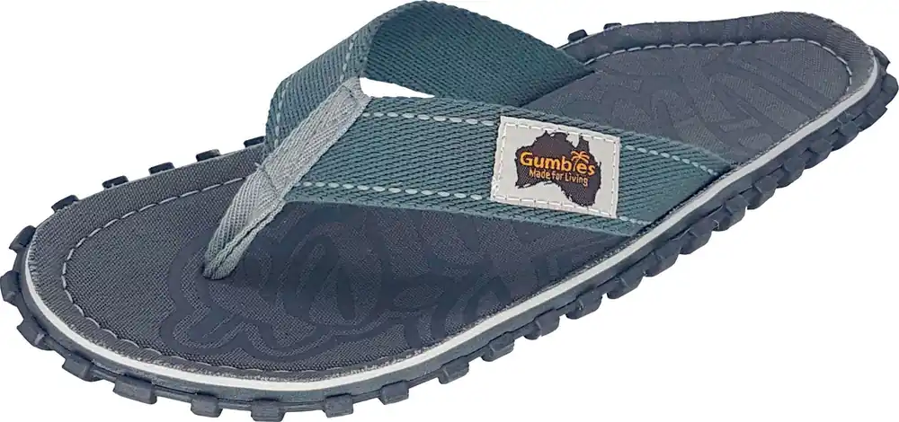 Gumbies Original Cool Grey Herren Zehenstegsandale Saisonangebot