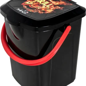 Begrenztes Angebot BranQ Grillkohle- und Zubehörbox 22 L