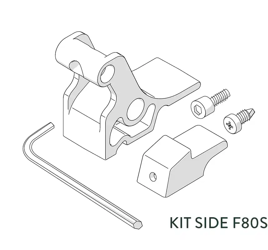 Super-Preis Fiamma Montagematerial Kit Side W Pro F80