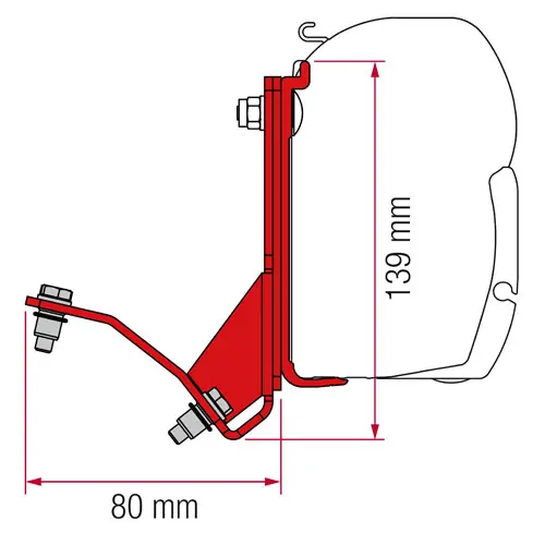 Bestpreis Fiamma Adapter-Kit F45 Ducato Hymercar