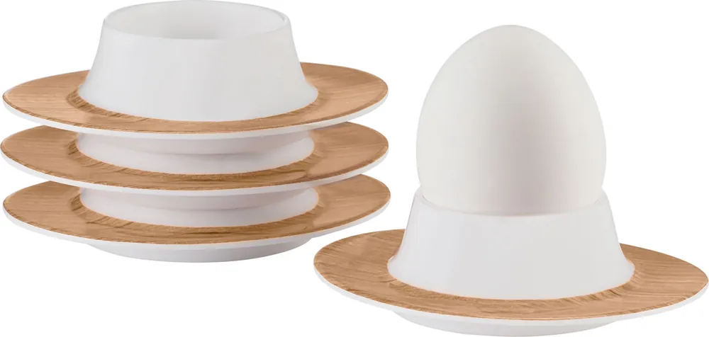 Neue Ware Berger Eierbecher Wood 4er Set