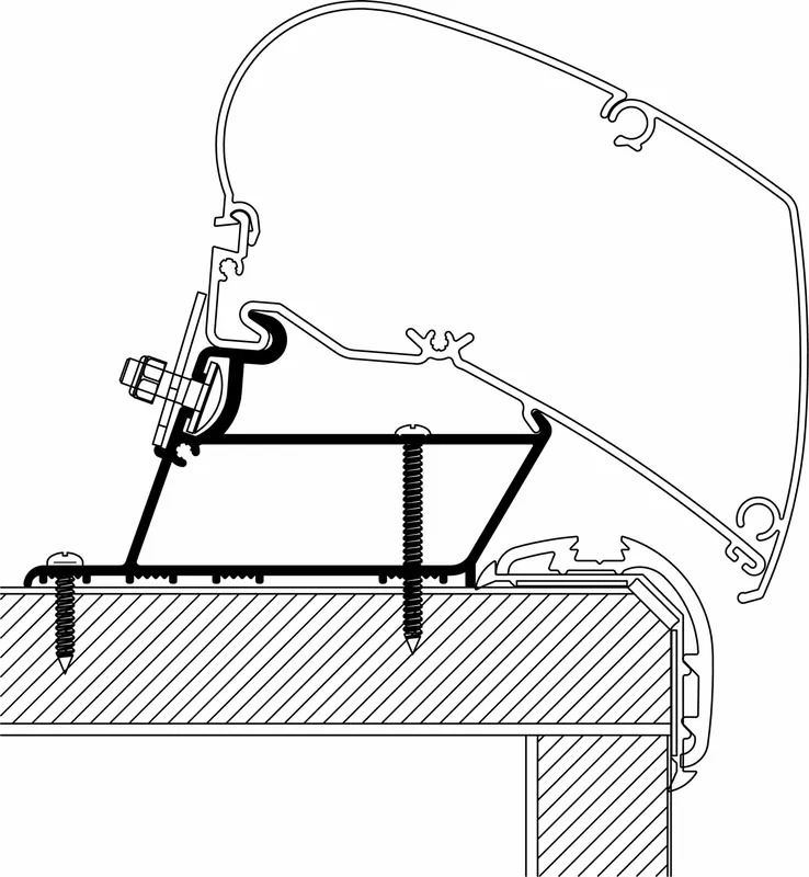 Nur Heute Thule Markisenadapter Malibu Roof