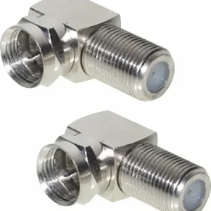Sofort Bestellen Berger Winkeladapter F-Stecker/F-Buchse 2er Set 90 Grad