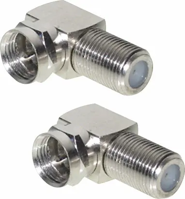 Sofort Bestellen Berger Winkeladapter F-Stecker/F-Buchse 2er Set 90 Grad