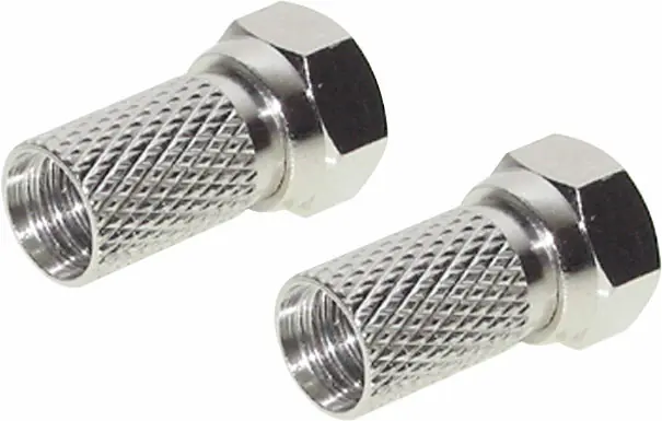 Bestseller Berger F-Aufdrehstecker 2er-Set für Koaxialkabel