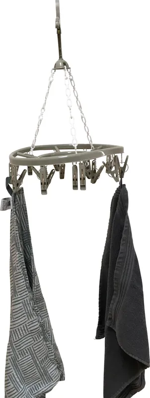 Berger Mini Wäschespinne Kunsstoff Rund 27 cm inkl. Wäscheklammern Günstig