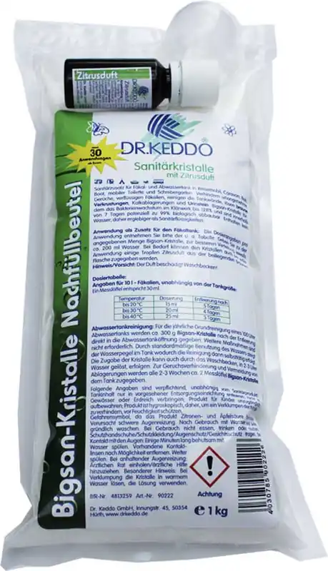 Dr. Keddo Bigsan-Kristalle Sanitärprodukt 1.000 g Nachfüllbeutel Expressversand