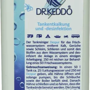 Dr. Keddo Despur Tankentkalkung und -desinfektion Neue Kollektion