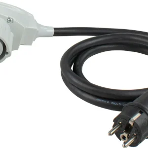 AS-Schwabe Adapterleitung Schutzkontaktstecker mit CEE-Winkelkupplung 3 polig Online Kaufen