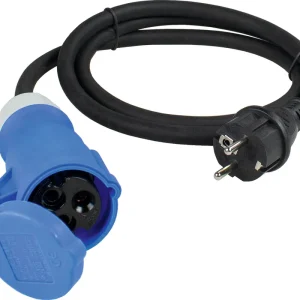Aktuell CEE-Adapterleitung Schutzkontakt-Stecker auf CEE-Kupplung 3-polig