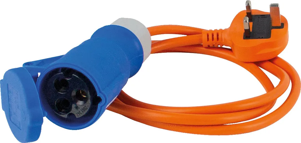 CEE-Adapterleitung GB-Stecker auf CEE-Kupplung 3-polig 1,5 m Saisonangebot