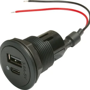 Power USB-C/A Doppelsteckdose EV 12-24V Ausverkauf