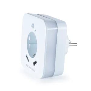 InnTec LED Nachtlicht SLED02W mit Bewegungssensor / Steckdose / USB-Buchsen Zertifiziert