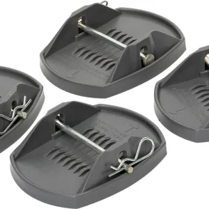 Versand Am Gleichen Tag Berger Caravan Foot Stützplatten 4er-Set