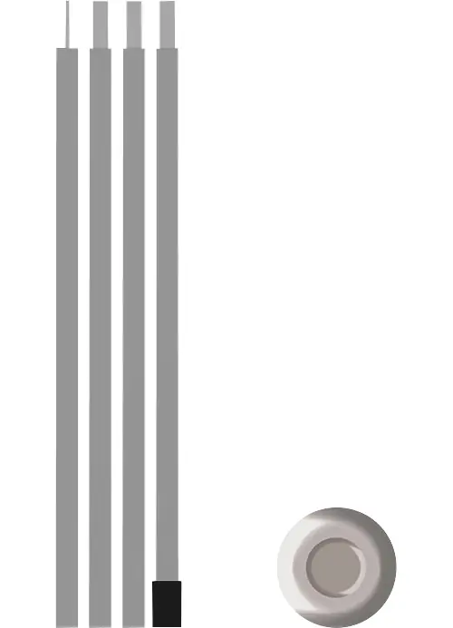 Bent Stahl Aufstellstange Preis Gesenkt
