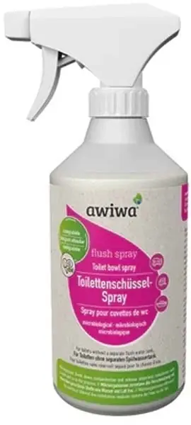 Awiwa Flush Spray Toilettenschüssel-Spray 500 ml, Toilettenreiniger Nur Für Kurze Zeit