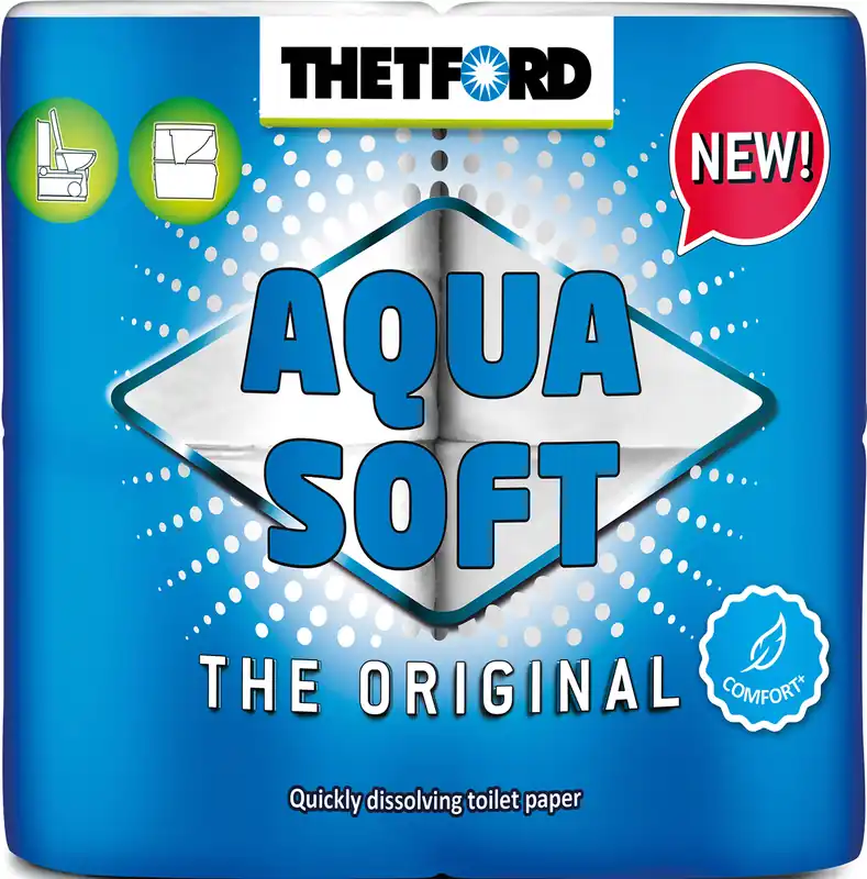 Top-Preis Thetford Aqua Soft ComfortPlus Toilettenpapier (4 Rollen)