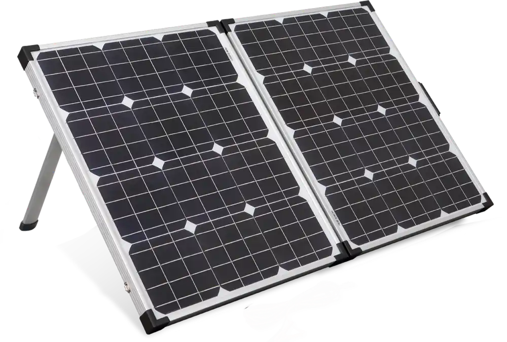 Finale Aktion Berger Klappbare Solaranlage Exklusive 110 W mit Tragetasche