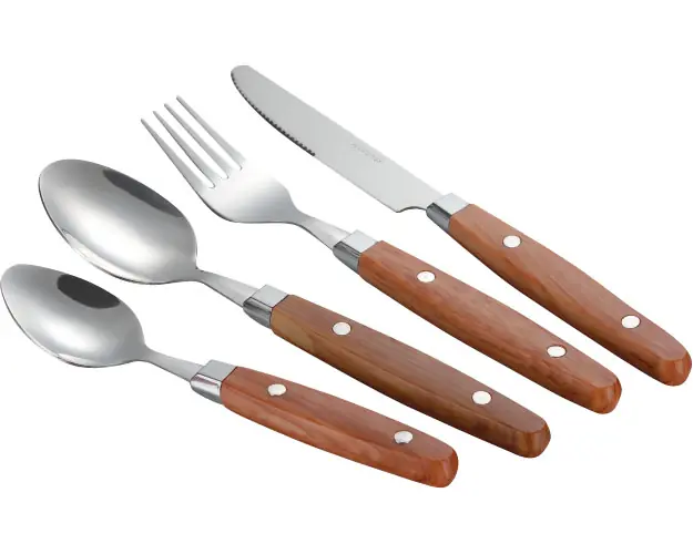 Gimex Wood Nature Line Besteckset 16-tlg. Highlight
