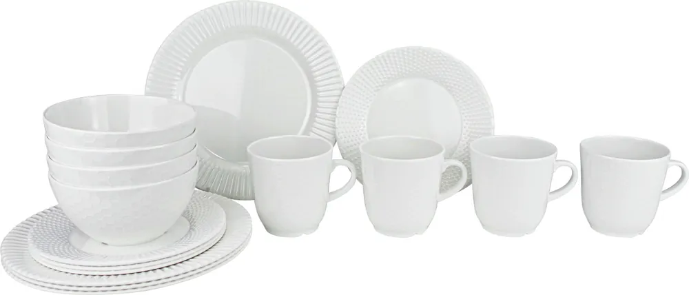 Nur Heute Gimex Royal Edelweiss Antislip Melamin Geschirr-Set 16-tlg.