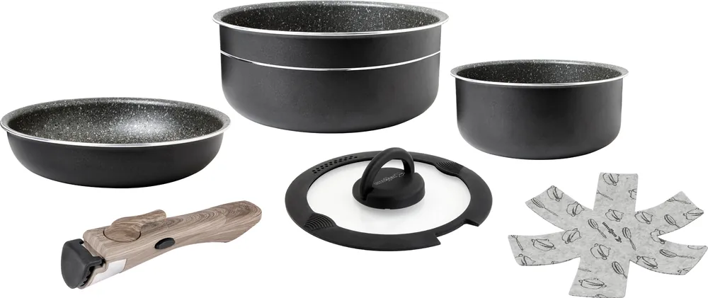 Begrenztes Angebot Brunner Pirate Spacemaster Mini Topfset Aluminium inkl. Tragetasche 6-teilig