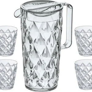 Koziol Crystal Kanne 1,6 Liter inkl. Trinkbecher Top-Angebot