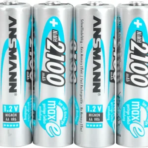 Ansmann Mignon AA 1,2 V / 2.100 mAh Akkubatterie Wiederaufladbar (4er Pack) Ausverkauf