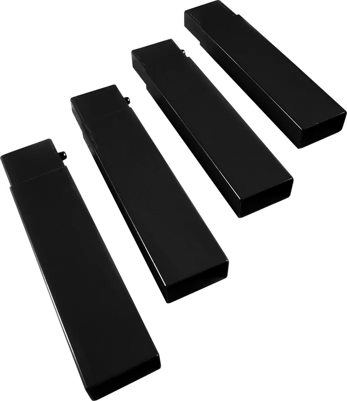 Versand Am Gleichen Tag Disc-O-Bed Beinverlängerung Schwarz 4er Set