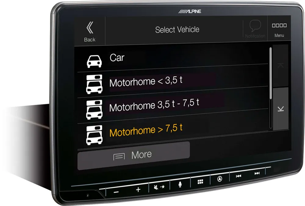 Alpine Halo9 Navi Multimedia Navigationssystem für Wohnmobil und Truck 9 Zoll Finale Aktion