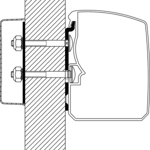 Direkt Vom Hersteller Thule Omnistor 3200 Markisenadapter Flat Wall