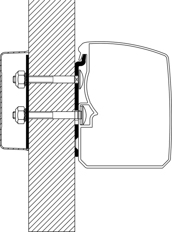Direkt Vom Hersteller Thule Omnistor 3200 Markisenadapter Flat Wall