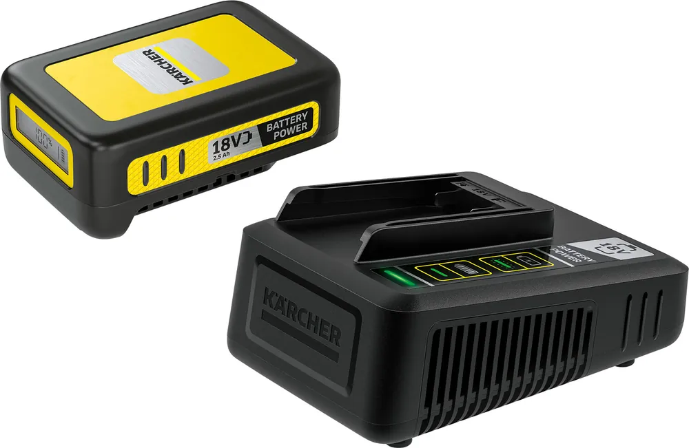 Nur Für Kurze Zeit Kärcher Battery Power Starter Kit Wechselakku mit Schnellladegerät 18 V