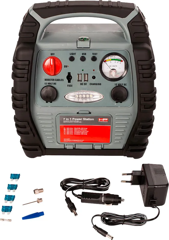 Heißes Angebot HP 7 in 1 Power Station Jumpstarter Set 12 V / 900 A