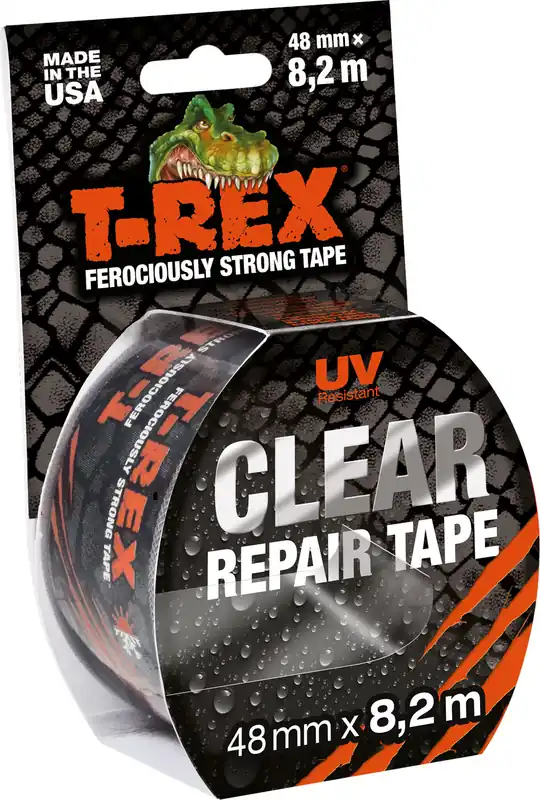 Sonderaktion T-Rex UV-beständiges Reperaturklebeband durchsichtig 8,2 m x 48 mm