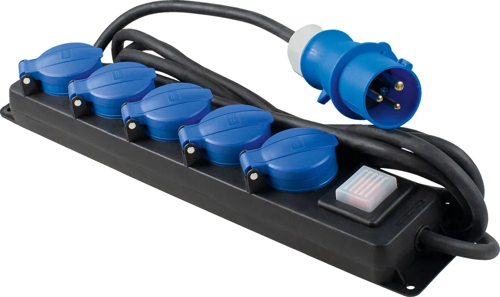 Profi Verteiler Steckdosenleiste 5-fach IP44 Aktuell