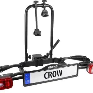 Eufab Fahrradträger Anhängerkupplung Crow für 2 Fahrräder, E-Bike geeignet Bestseller