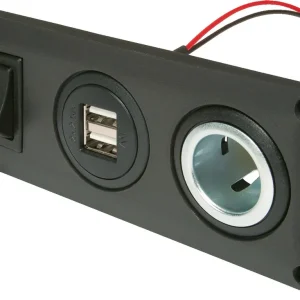 Pro Car Einbausteckdose mit USB-Doppelsteckdose Sonderangebot
