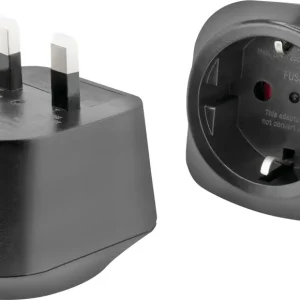 Ansmann Reisestecker / Adapter EU to UK mit Schutzleiter Sofort Bestellen