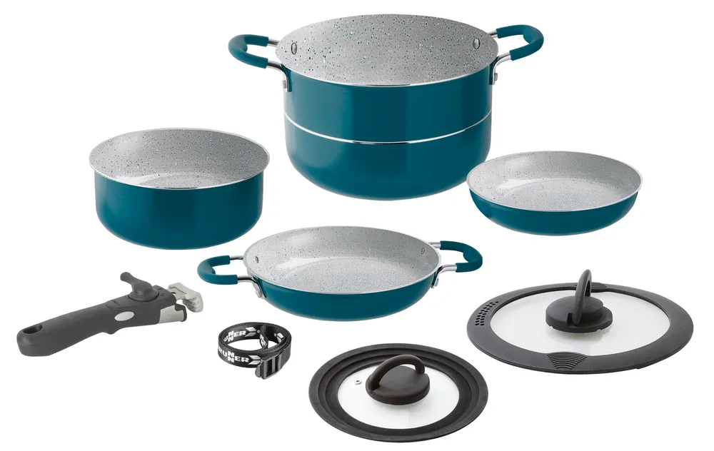 Super-Preis Brunner Carezza 7+1 Vacublock Kochtopfset 8-tlg. Ø 22