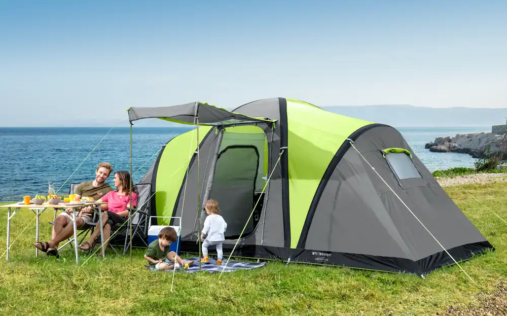 Neu Berger Zelt Liberty 4 Air Familienzelt für 4 Personen