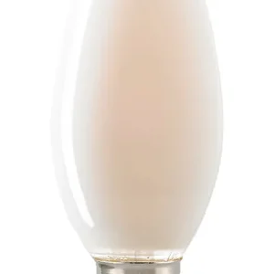 Billig Sigor Filament LED Kerzenleuchted matt dimmbar E14 230 v / 4,5 W 470 lm