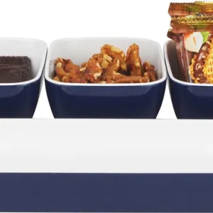 Top-Seller Gimex Bistrotablett mit 3 Snackschalen